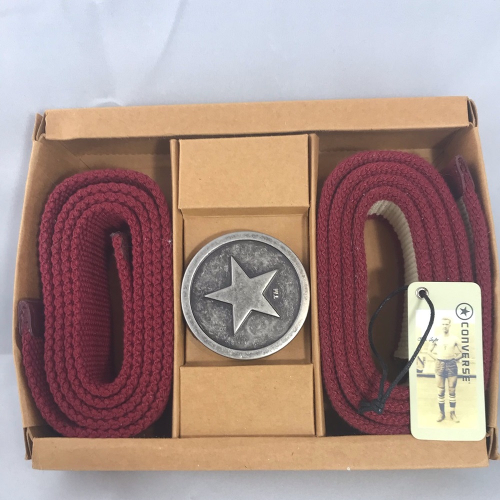 Converse belts and buckle